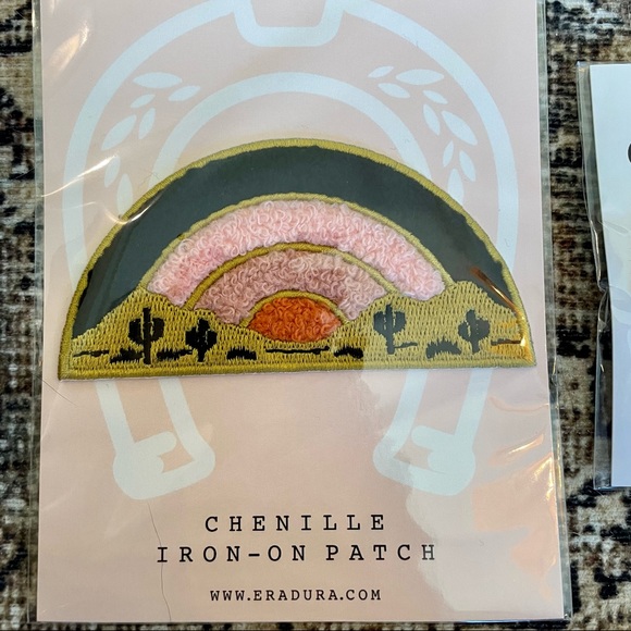 Lot of Eradura Rainbow Chenille Patch and Enamel Pins - Picture 3 of 5